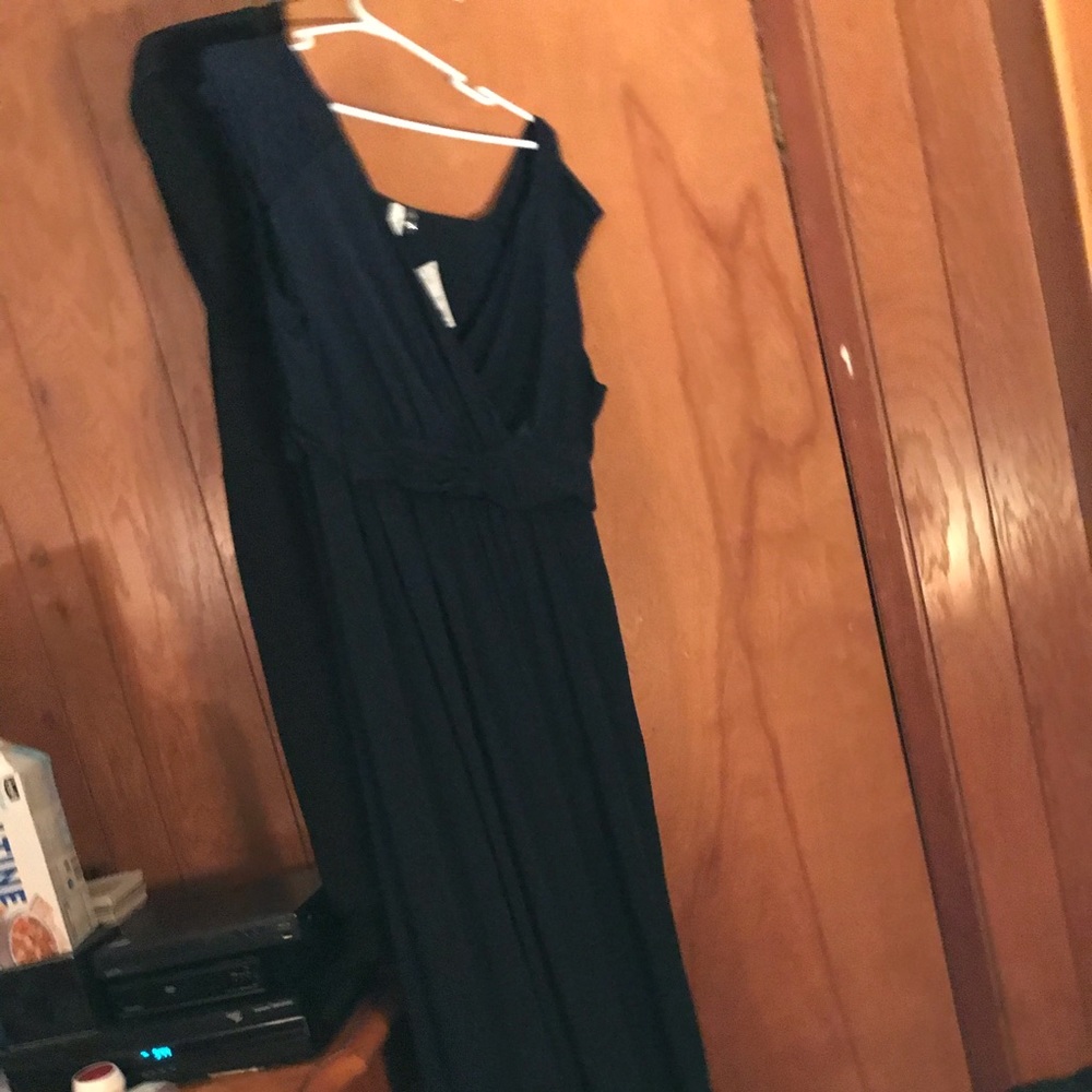 Navy blue dress 3x